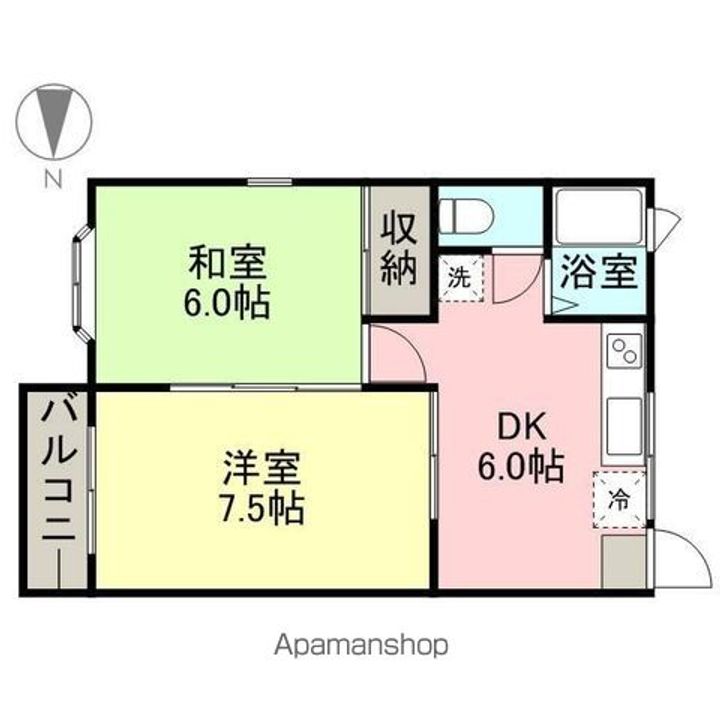 メゾンファミールⅡ101の間取り