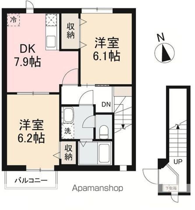 オーブリーAOKI201の間取り