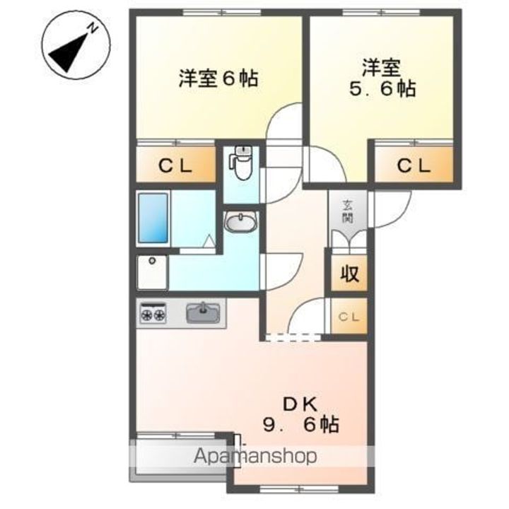 レジデンスKⅠの間取り