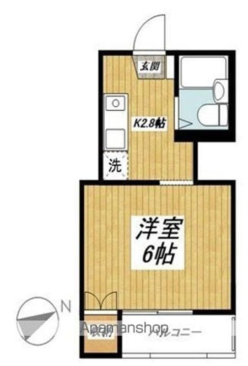 ハイム・ローザ203の間取り