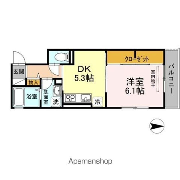 ウィングパレス津島笹が瀬の間取り