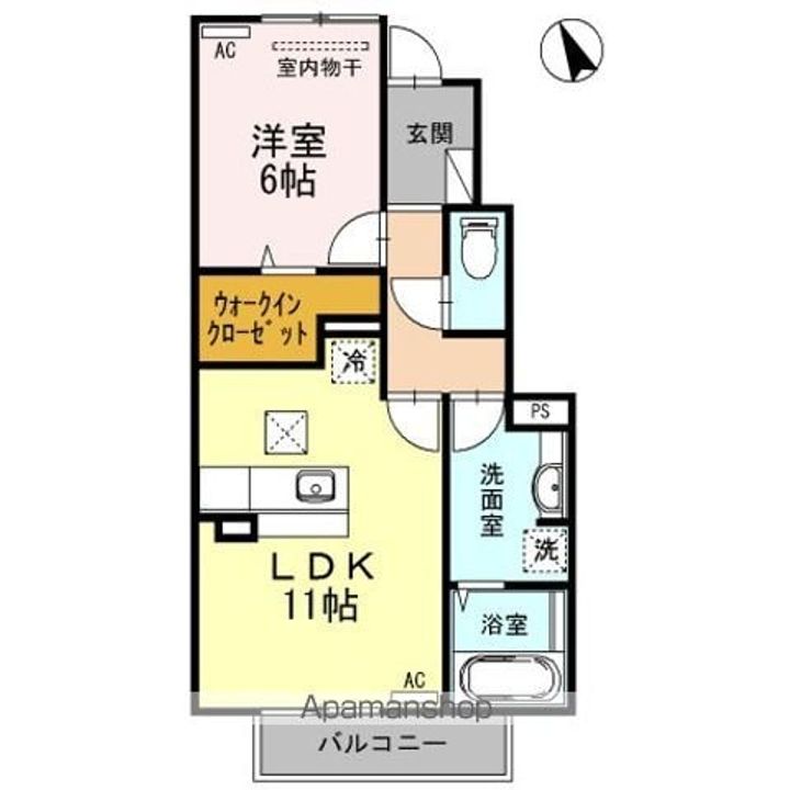 ベレーザ角木101の間取り