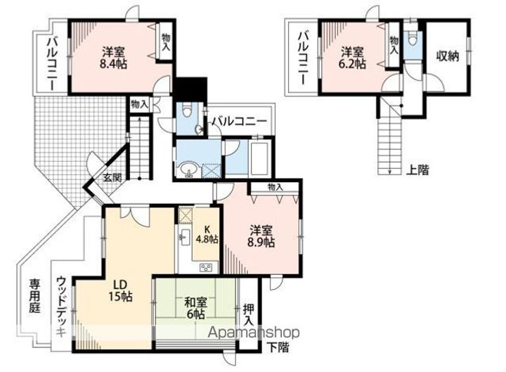 パロマヴィラ寺塚103号室の間取り