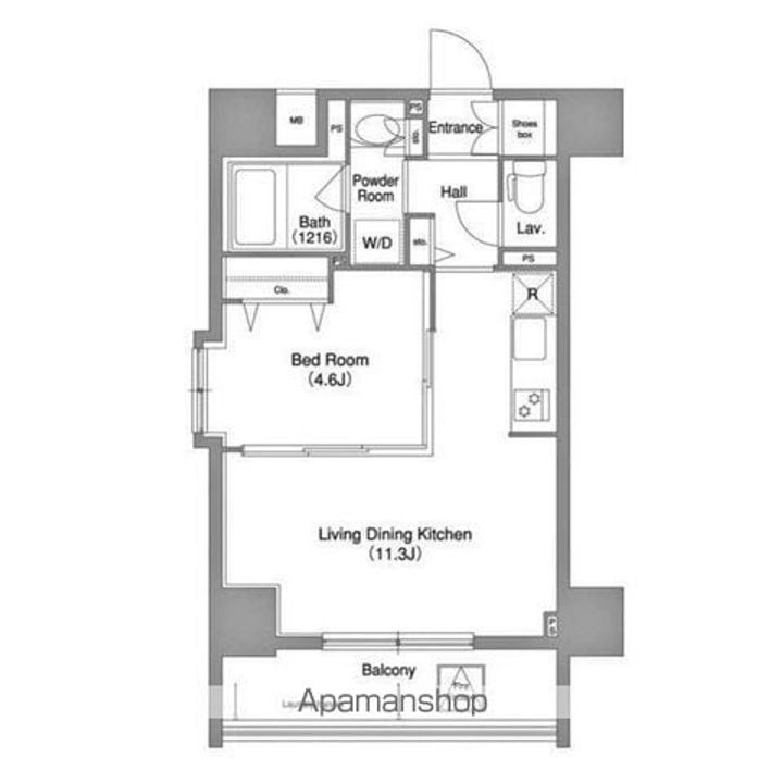 コンフォリア町屋の間取り