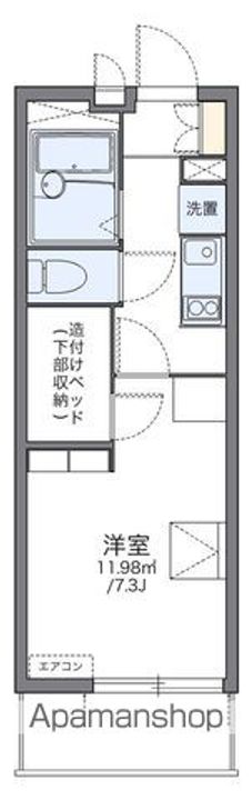 レオパレス柳207の間取り