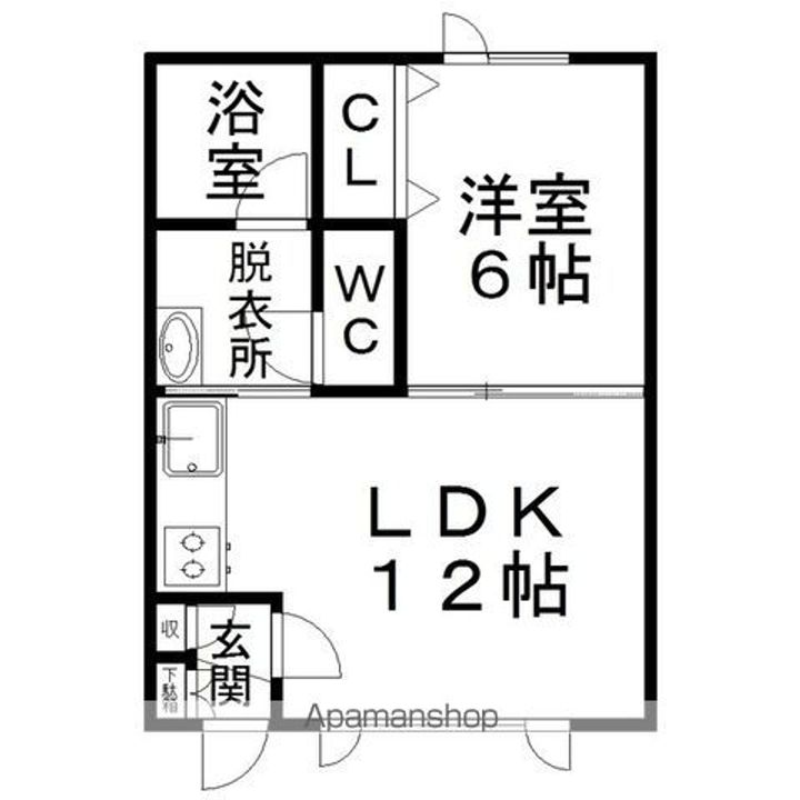 ハイツエムⅡ202の間取り