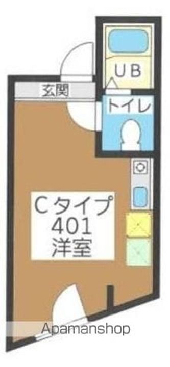 カフェレジデンス阿佐ヶ谷401の間取り