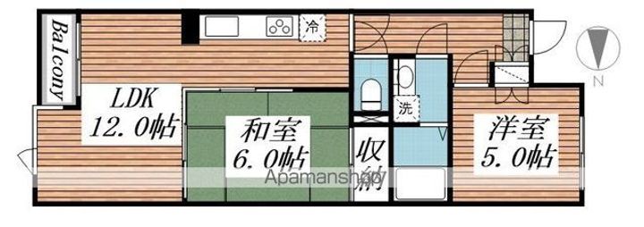 プレセランス・郡山311の間取り