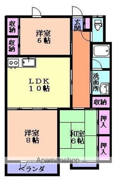 グランシャリオ202の間取り