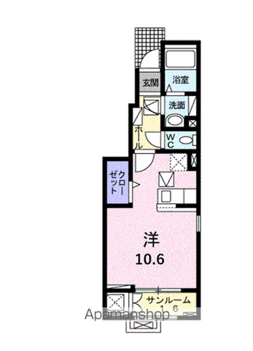 ルポ・カルムの間取り