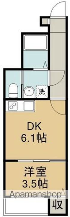 LIBRA COURT 文化町の間取り