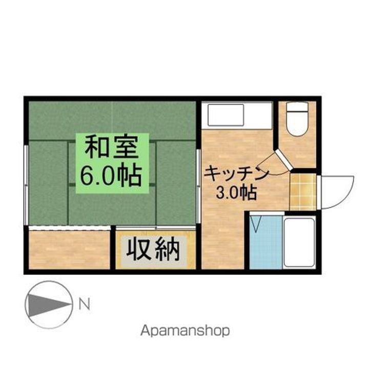 ハイツ西中田103の間取り