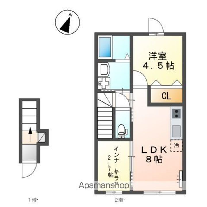 パレス北野の間取り