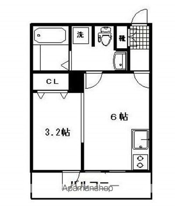 メリディアン国見弐番館の間取り