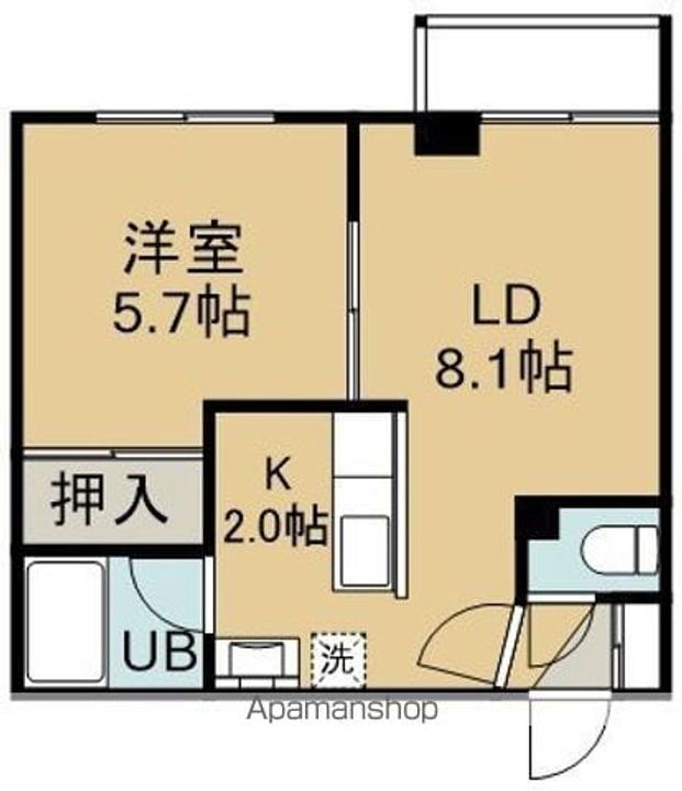 パークビラ303の間取り