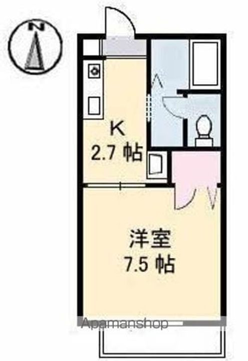 ノースヴェレッジ A棟の間取り