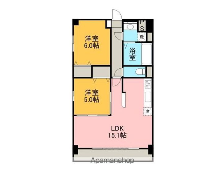 クラスワンケーオーの間取り