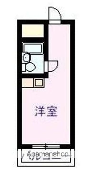 広島県福山市松永町1丁目の賃貸アパートの間取り
