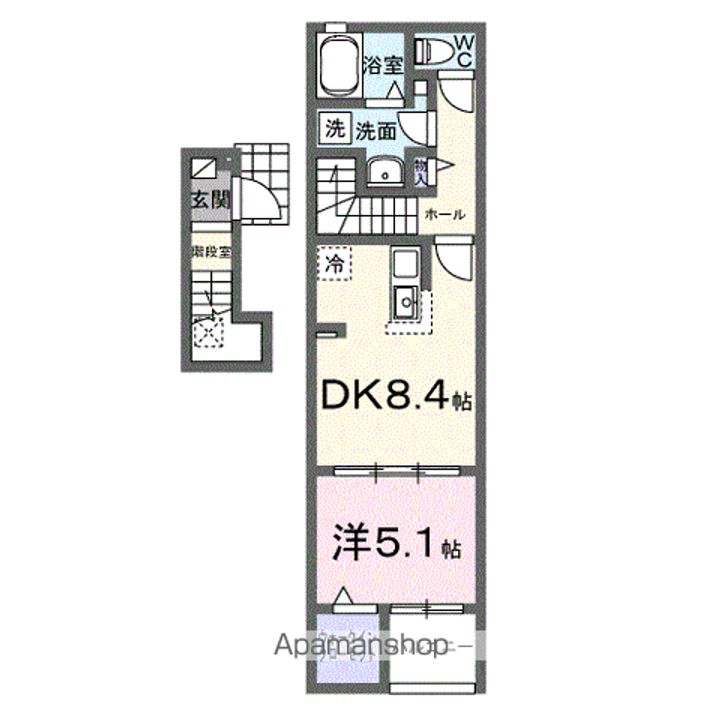 アルバスラピスⅢの間取り