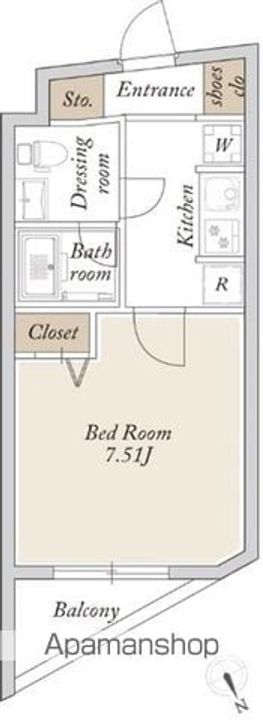 LA DOUCEUR赤塚の間取り