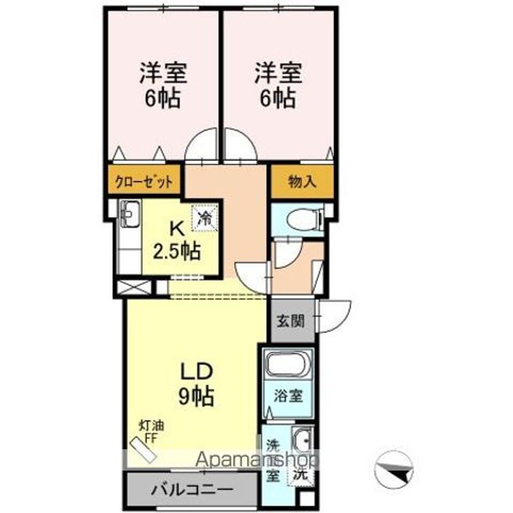 ロイウッド南大通の間取り