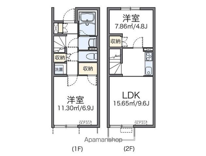レオネクストHYT Ⅶの間取り