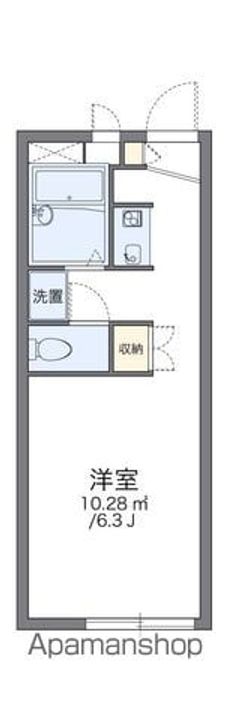 レオパレスKIFUNE203の間取り