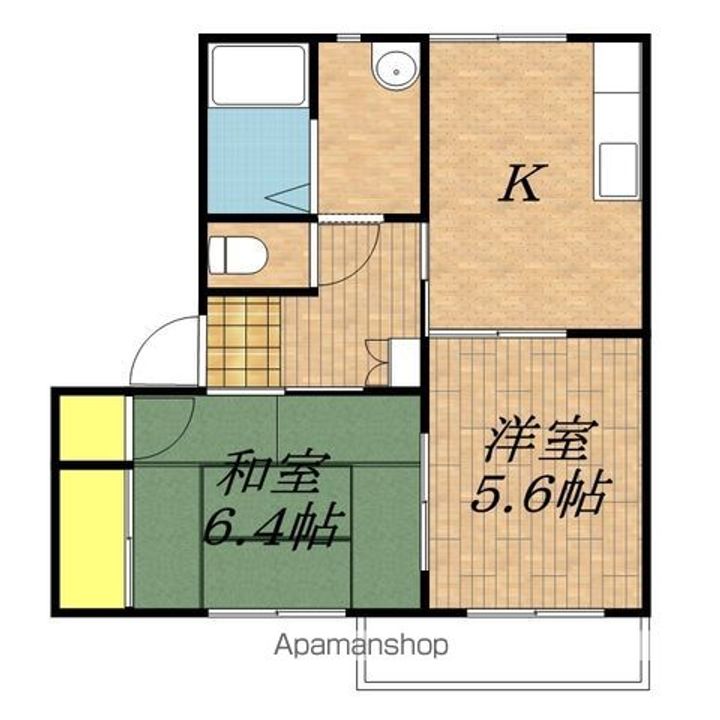 メゾンドシュヴァリエB202の間取り
