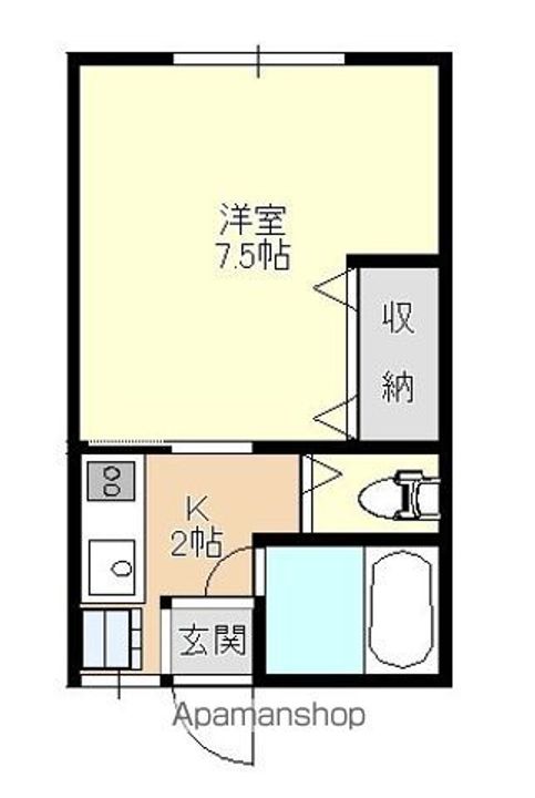 コーポユー2の間取り
