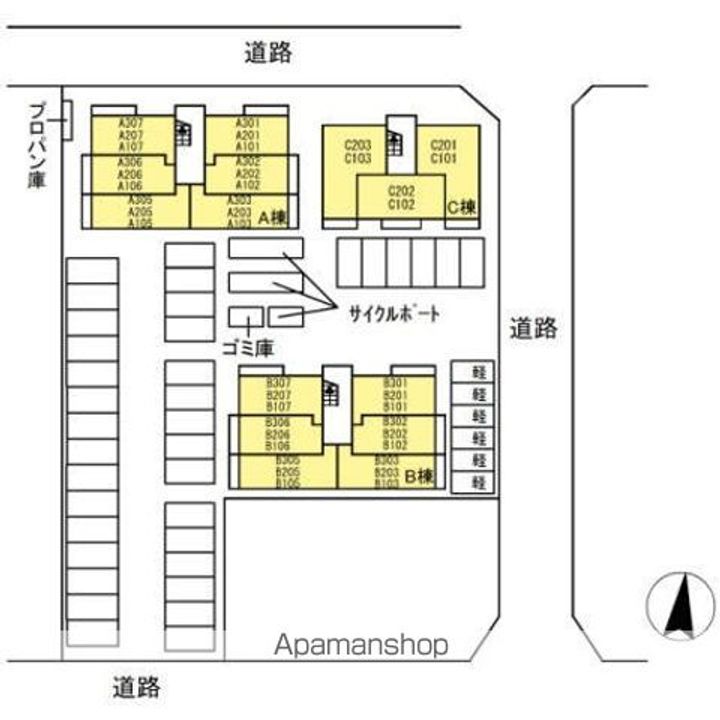 岡山県岡山市北区高柳西町の賃貸アパートのその他画像