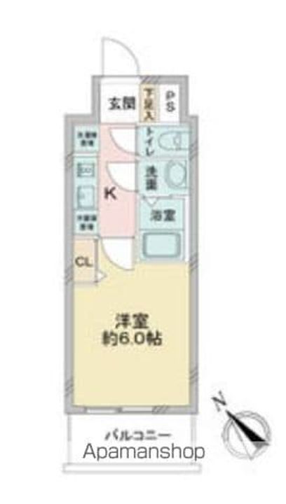 愛知県名古屋市中区千代田5丁目の賃貸マンションの間取り