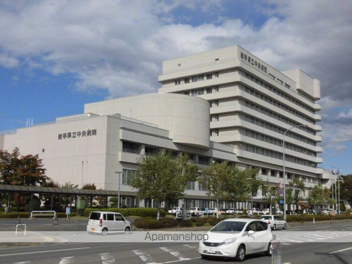 岩手県盛岡市北山1丁目の賃貸アパートの周辺