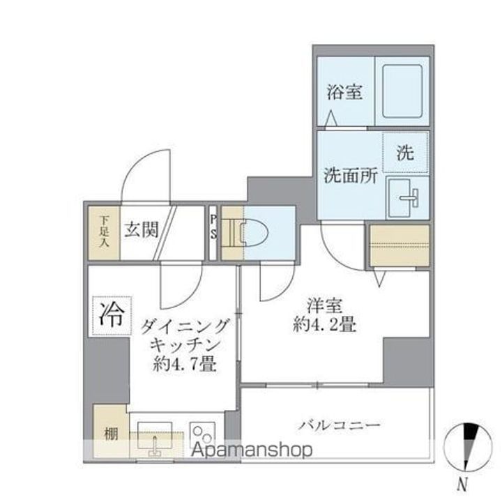 シティフォレスト森下の間取り