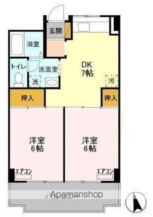 メゾンラフォーレの間取り