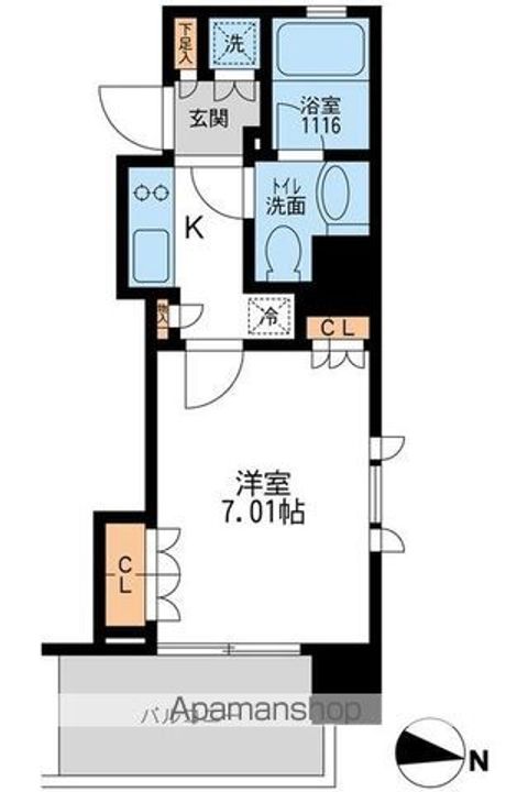 アーデン清澄白河の間取り