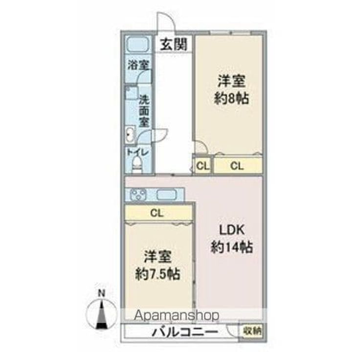 メゾン親名の間取り