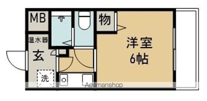 エレガンス宮町407の間取り