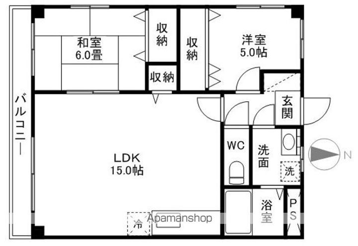 ティアラ栄橋302の間取り