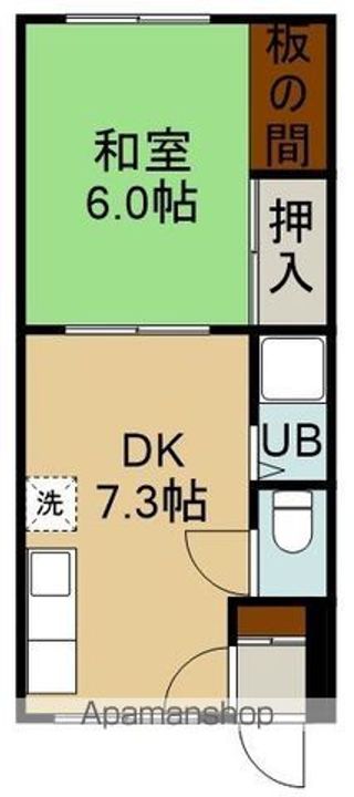 プラザマンション北浜2号館(プラザマンションキタハマ)103の間取り