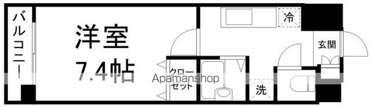 サンヴァーリオ新田駅前Ⅱの間取り