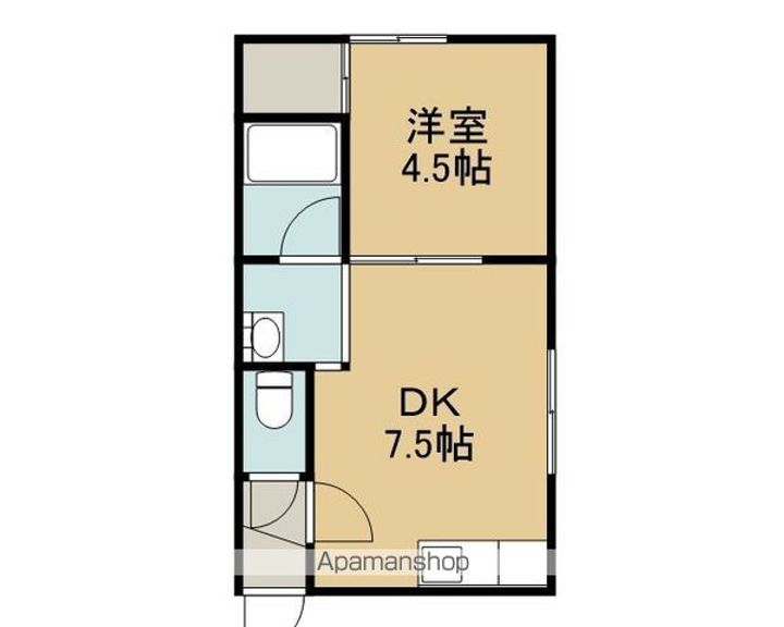北海道千歳市住吉4丁目の賃貸アパートの間取り