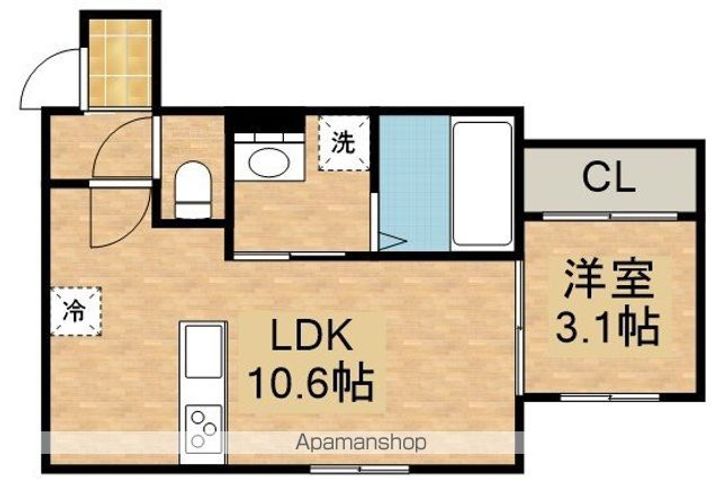 イオ・リアン日野104の間取り