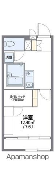 レオパレスユートピア白岡の間取り