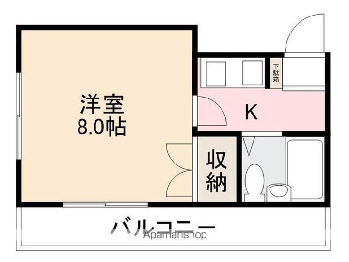 香川県木田郡三木町大字氷上の賃貸アパートの間取り