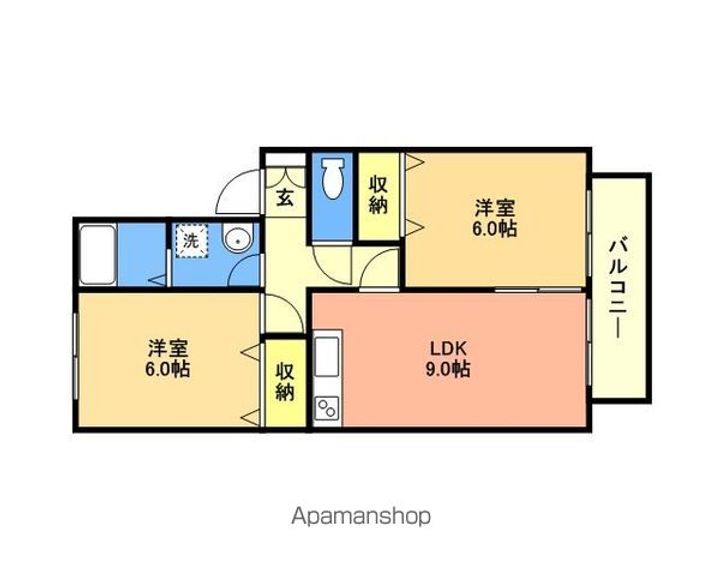 メゾン悠悠Aの間取り