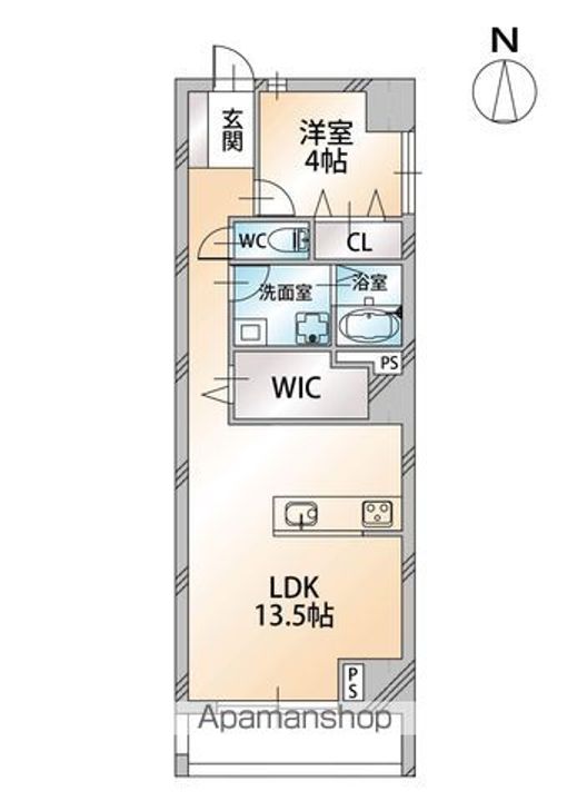 唐人荘の間取り
