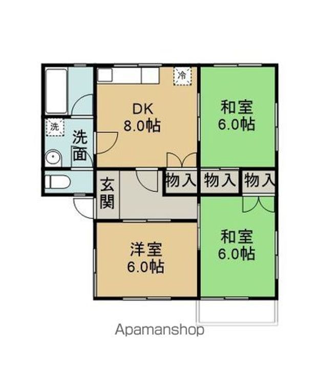 ラックスハイム102の間取り