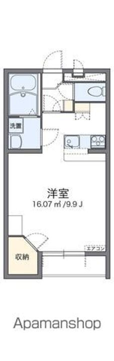 レオパレスせいらCの間取り