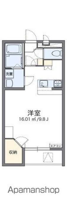 レオパレスコンフォーツMの間取り