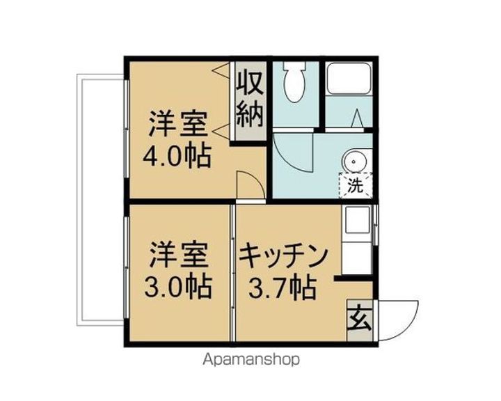 サンシャインⅡ103の間取り